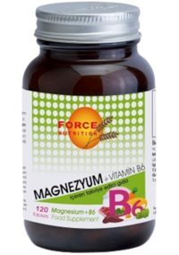 Force Nutrition Magnezyum Vitamin B6 Aromasız Yetişkin Vitamin 120 Tablet