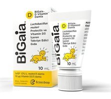 Bigaia Probiyotik Ve D Vitamini Bitki Ekstralar Yetişkin Vitamin 10 ml