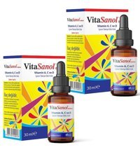 Vitasanol Drops Aromasız Yetişkin Vitamin 2x30 ml