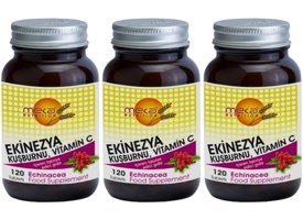 Meka Nutrition Ekinezya Kuşburnu Bitki Ekstralar Yetişkin Vitamin 3x120 Tablet