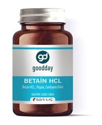 Goodday Betain Hcl Aromasız Yetişkin Vitamin 60 Kapsül
