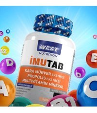 West Nutrition Propolis Sambucus Ekstresi + Beta Glukan Bitki Ekstralar Yetişkin Vitamin 30 Tablet
