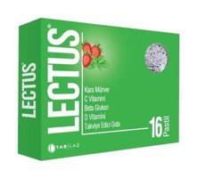 Lectus Beta Glukan Karamürverli Yetişkin Vitamin 16 Pastil