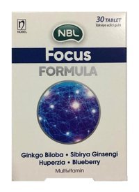 Nbl Focus Formula Aromasız Yetişkin Vitamin 30 Tablet