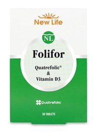 New Life Folifor Aromalı Yetişkin Vitamin 30 Tablet