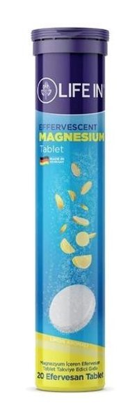 Life Magnezyum Aromasız Yetişkin Vitamin 20 Tablet