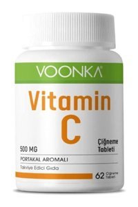 Voonka Vitamin C Portakallı Yetişkin Vitamin 60 Tablet