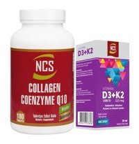 Ncs Kollajen Koenzim Coenzyme Aromasız Yetişkin Vitamin 180 Tablet