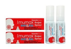 Imumax Baby Kids Boğaz Spreyi Aromasız Çocuk Vitamin 2x20 ml