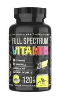 Torq Nutrition Ful Spectrum Vitamin Aromasız Yetişkin Vitamin 120 Tablet