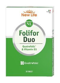 New Life Folifor Duo Aromasız Yetişkin Vitamin 30 Tablet