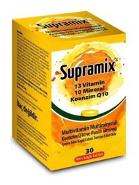 Supramix Multivitamin Multimineral Aromasız Yetişkin Vitamin 30 Tablet