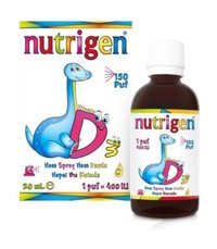Nutrigen Vitamin D3 400İu Aromalı Yetişkin Vitamin 20 ml