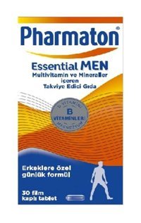 Pharmaton Essential Men Aromasız Yetişkin Vitamin 30 Tablet