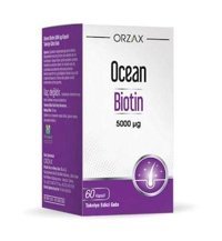 Orzax Biotin Aromasız Yetişkin Vitamin 60 Kapsül