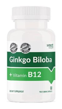 Smartcaps Gingko Biloba+B12 Aromasız Yetişkin Vitamin 60 Kapsül