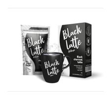 Black Charcoal Latte Bitki Ekstralar Yetişkin Vitamin 100 gr
