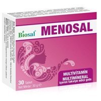 Biosal Menosal Bitki Ekstralar Yetişkin Vitamin 30 Kapsül