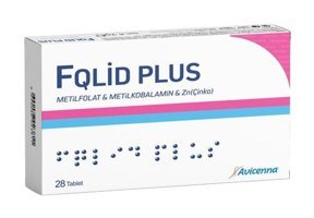 Avicenna Fqlid Plus Aromasız Yetişkin Vitamin 28 Tablet