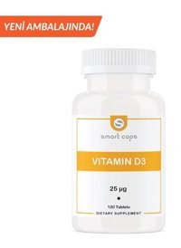 Smartcaps Vitamin D3 Aromasız Yetişkin Vitamin 120 Tablet