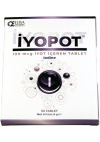 Iyopot Takviye Edici Gıda Aromasız Yetişkin Vitamin 30 Tablet