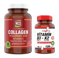 Ncs Kollajen Vitamin C D Nevfix Aromasız Yetişkin Vitamin 90 Tablet