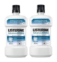 Listerine Advanced White Bitki Ekstralar Yetişkin Vitamin 2x250 ml