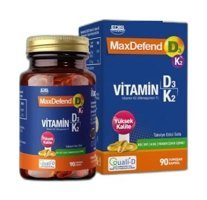 Edis Pharma Maxdefend D3 K2 Aromasız Yetişkin Vitamin 90 Kapsül