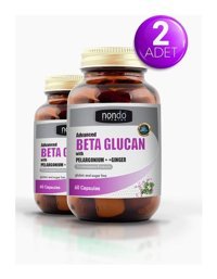 Nondo Beta Glucan Aromasız Yetişkin Vitamin 2x60 Kapsül