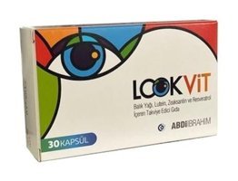 Abdi İbrahim Lookvit Aromasız Yetişkin Vitamin 30 Kapsül