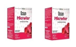 Ocean Microfer Aromasız Yetişkin Vitamin 2x30 ml