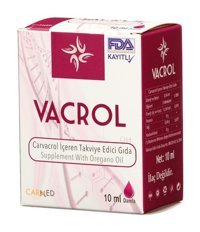Vacrol Karvakrol İçeren Takviye Edici Gıda Bitki Ekstralar Yetişkin Vitamin 10 ml
