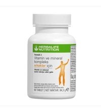 Herbalife Erkekler İçin Vitamin Ve Mineral Kompleks Aromasız Yetişkin Vitamin 60 Tablet
