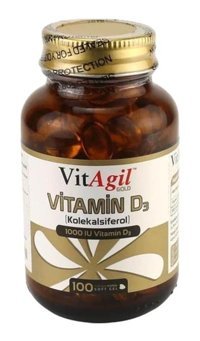 Vitagil Gold Vitamin D3 Aromasız Yetişkin Vitamin 100 Kapsül