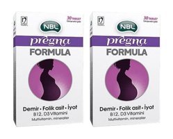 Nbl Pregna Formula Aromasız Yetişkin Vitamin 2x30 Tablet