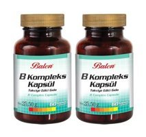 Balen B Vitamin Kompleks Aromasız Yetişkin Vitamin 2x60 Kapsül