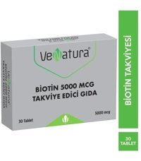 Venatura Biotin Aromasız Yetişkin Vitamin 30 Kapsül