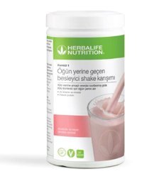 Herbalife Besleyici Shake Karışımı Ahududu - Beyaz Çikolata Yetişkin Vitamin 550 gr