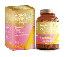 Argivit Woman Bright Gold Aromasız Yetişkin Vitamin 30 Tablet