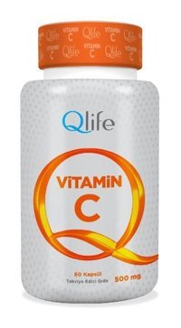 Qlife Vitamin C Aromalı Yetişkin Vitamin 60 Kapsül