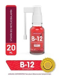 Novacolin Vitamin B12 Aromasız Yetişkin Vitamin 20 ml