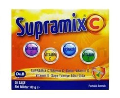 Supramix Vitamin C Vitamin D Vitamin E Çinko Aromasız Yetişkin Vitamin 250 ml