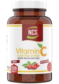 Ncs Vitamin C Beta Glukan Çinko Kuşburnu Yetişkin Vitamin 120 Tablet