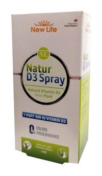 New Life Natur D3 Aromasız Yetişkin Vitamin 2x10 ml