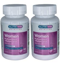 Nutrivita Women Multivitamin Multimineral Meyveli Yetişkin Vitamin 2x90 Tablet