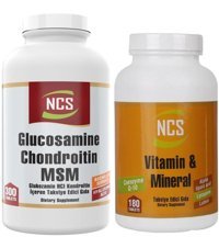 Ncs Multivitamin Multimineral + Glucosamine Chondoroitin Msm Aromasız Yetişkin Vitamin 180 Tablet - 300 Tablet