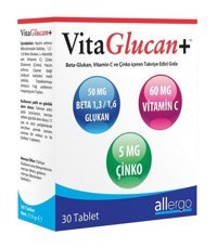 Allergo Beta Glukan Vitamin C Çinko Aromasız Yetişkin Vitamin 30 Kapsül