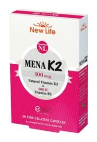New Life Mena K2 Aromalı Yetişkin Vitamin 30 Tablet