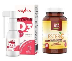 Ncs Vitamin D3 + Vitamin C Aromasız Yetişkin Vitamin 60 Tablet