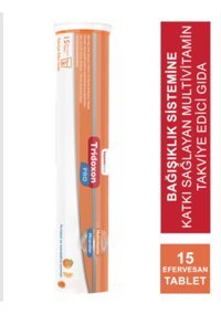 Imuneks Tridoxon Pro Aromasız Yetişkin Vitamin 15 Tablet